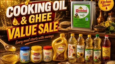 Cooking oil & ghee value sale flyer