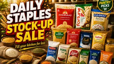 Daily staples stock-up sale flyer